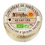 Camembert de Normandie AOP au lait cru bio La Vie Claire