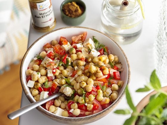 Salade De Pois Chiches Au Ras El Hanout La Vie Claire