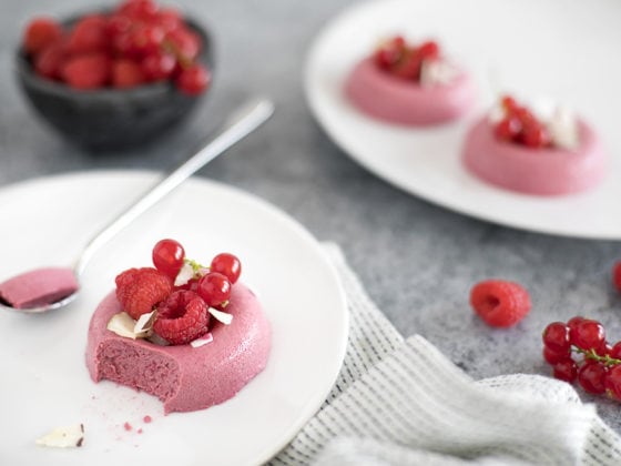 Panna Cotta Framboise Coco La Vie Claire