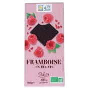 TAB CHOC NOIR 66% FRAMBOISE