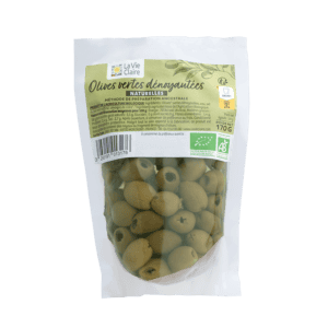 olive verte denoyautées