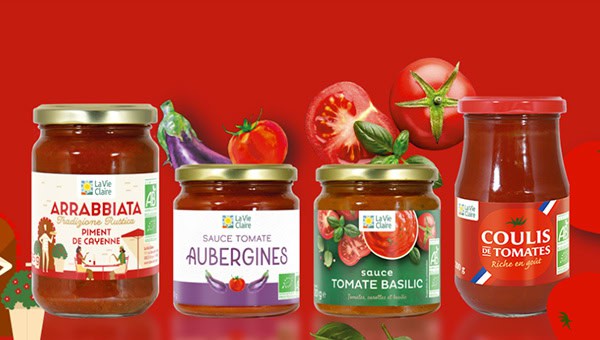 Notre gamme de sauces tomates bio