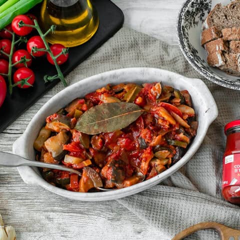 Ratatouille au concentré de tomate