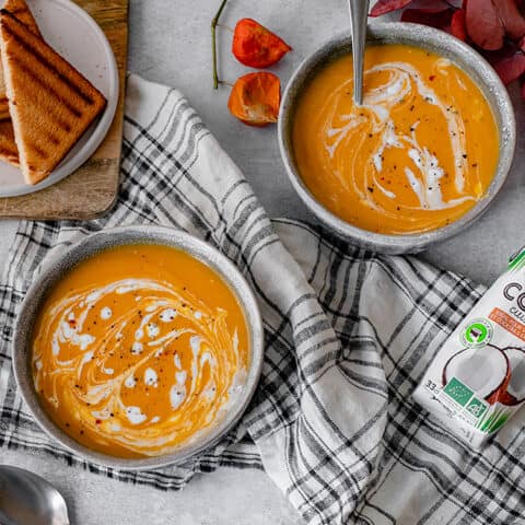 Velouté de patates douces au curry